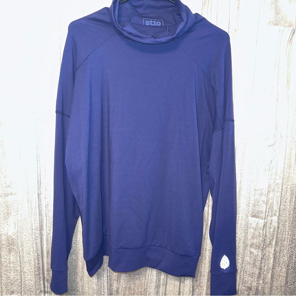 Stio Long Sleeve Tee in Deep Blue